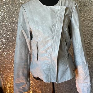 Dolce Cabo Moto Grey Jacket (faux leather)